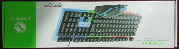 246  Colorful Suspension Rainbow Light Gaming Mouse & Keyboard Combo GTX 300